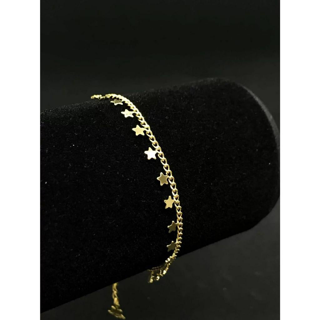 Pulseira de Estrelas Banhada A Ouro 18k Ditadelah - Ditadelah